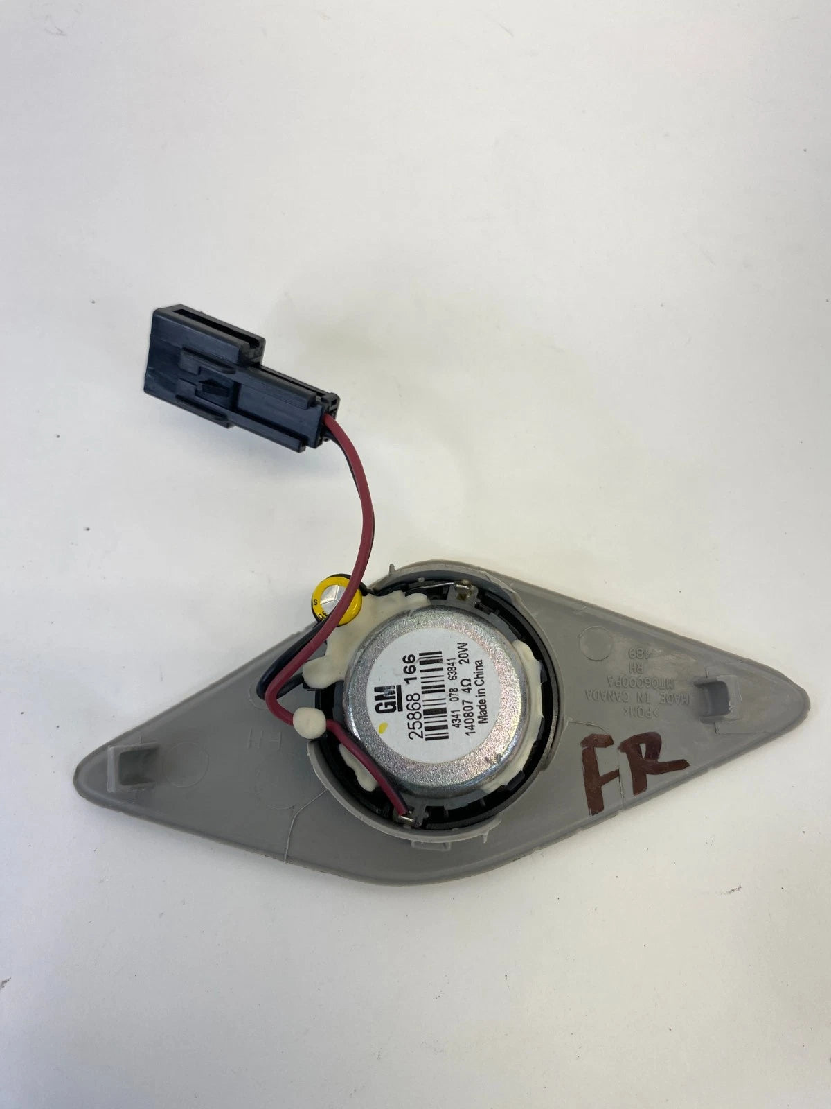 2010-2017 CHEVROLET EQUINOX FRONT RIGHT A-PILLAR TWEETER SPEAKER 25868166 OEM