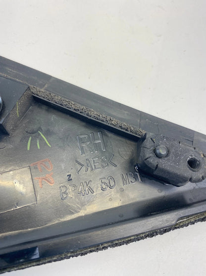 04-09 MAZDA 3 HATCHBACK REAR RIGHT EXTERIOR DOOR COVER TRIM MOLDING BP4K50M31