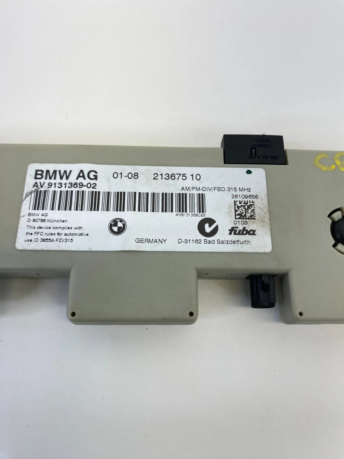 07 08 BMW 328XI 07-13 328I ANTENNA AMPLIFIER CONTROL MODULE UNIT 21367510 OEM
