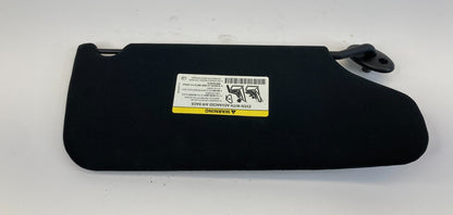 2011-2014 Dodge Avenger Left Driver Side Sunvisor Sun Visor Black Cloth OEM