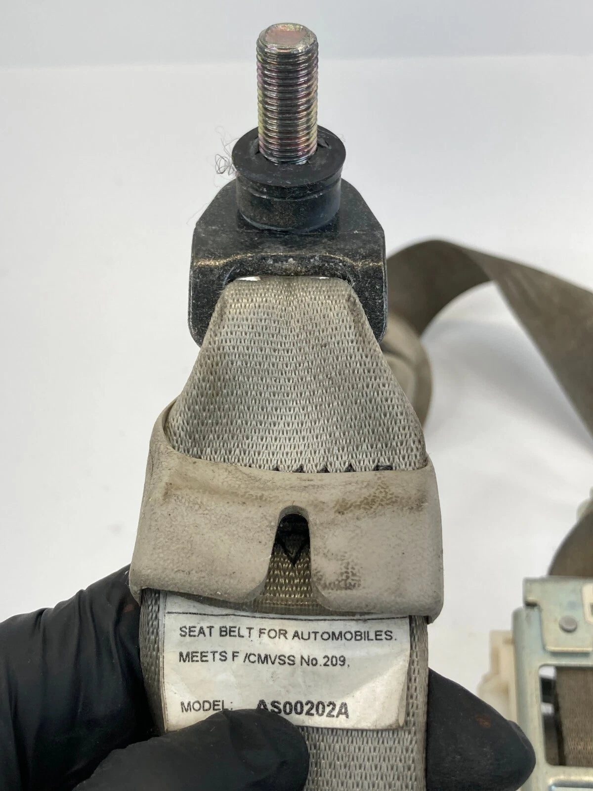 07-12 MITSUBISHI GALANT REAR LEFT DRIVER SIDE SEAT BELT RETRACTOR 2020616 OEM