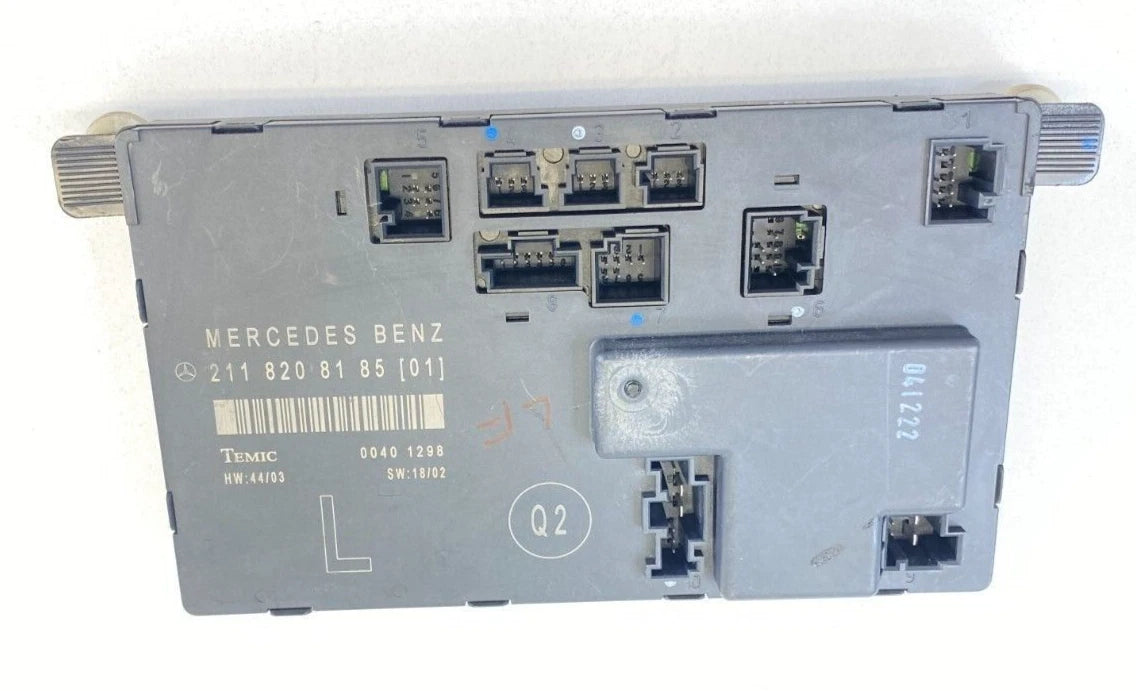 2003-2006 MERCEDES-BENZ E500 FRONT LEFT SIDE DOOR CONTROL MODULE UNIT 2118208185