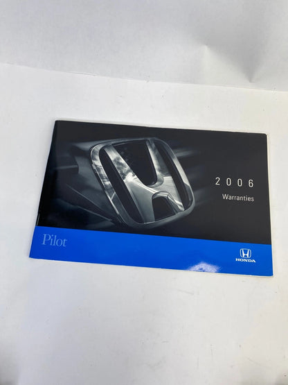 2006 HONDA PILOT OWNERS MANUAL USER GUIDE BOOKLET SET AND QUICK INFO OEM FACTORY