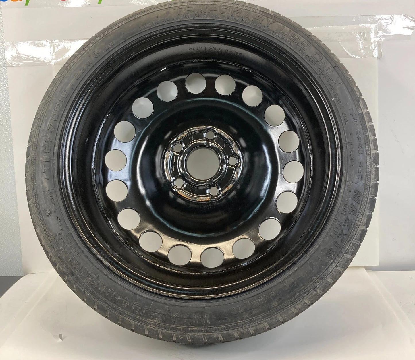 11-16 CHEVROLET CRUZE EMERGENCY SPARE TIRE WHEEL COMPACT DONUT T115/70R16 92M