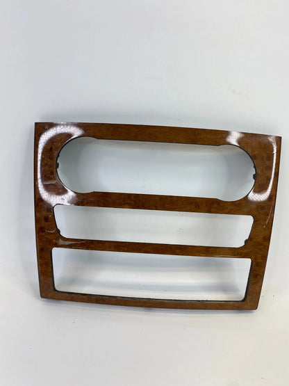 2006-2011 MERCEDES ML 350 ML350 LOWER DASH RADIO BEZEL TRIM PANEL COVER WOOD OEM
