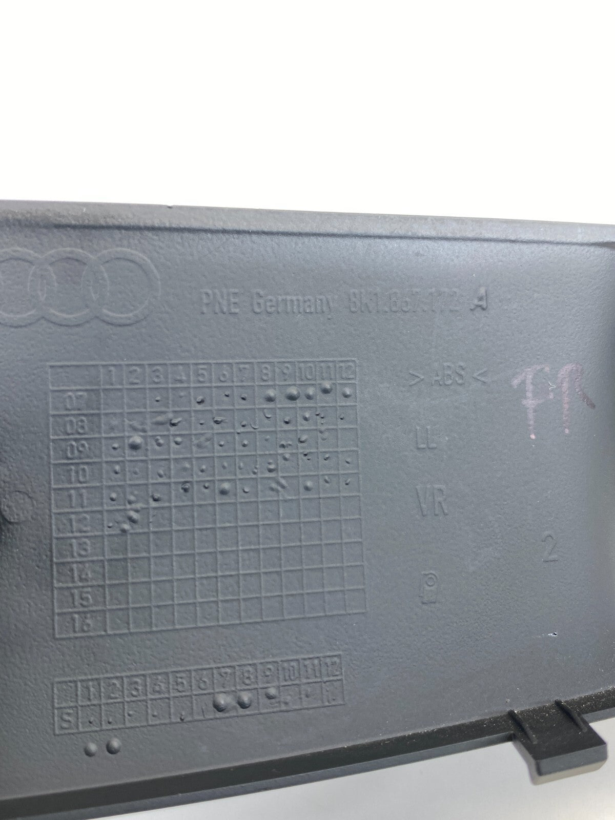 2009-2016 Audi A4 Quattro Front Right Passenger Side Window Switch w/ Bezel