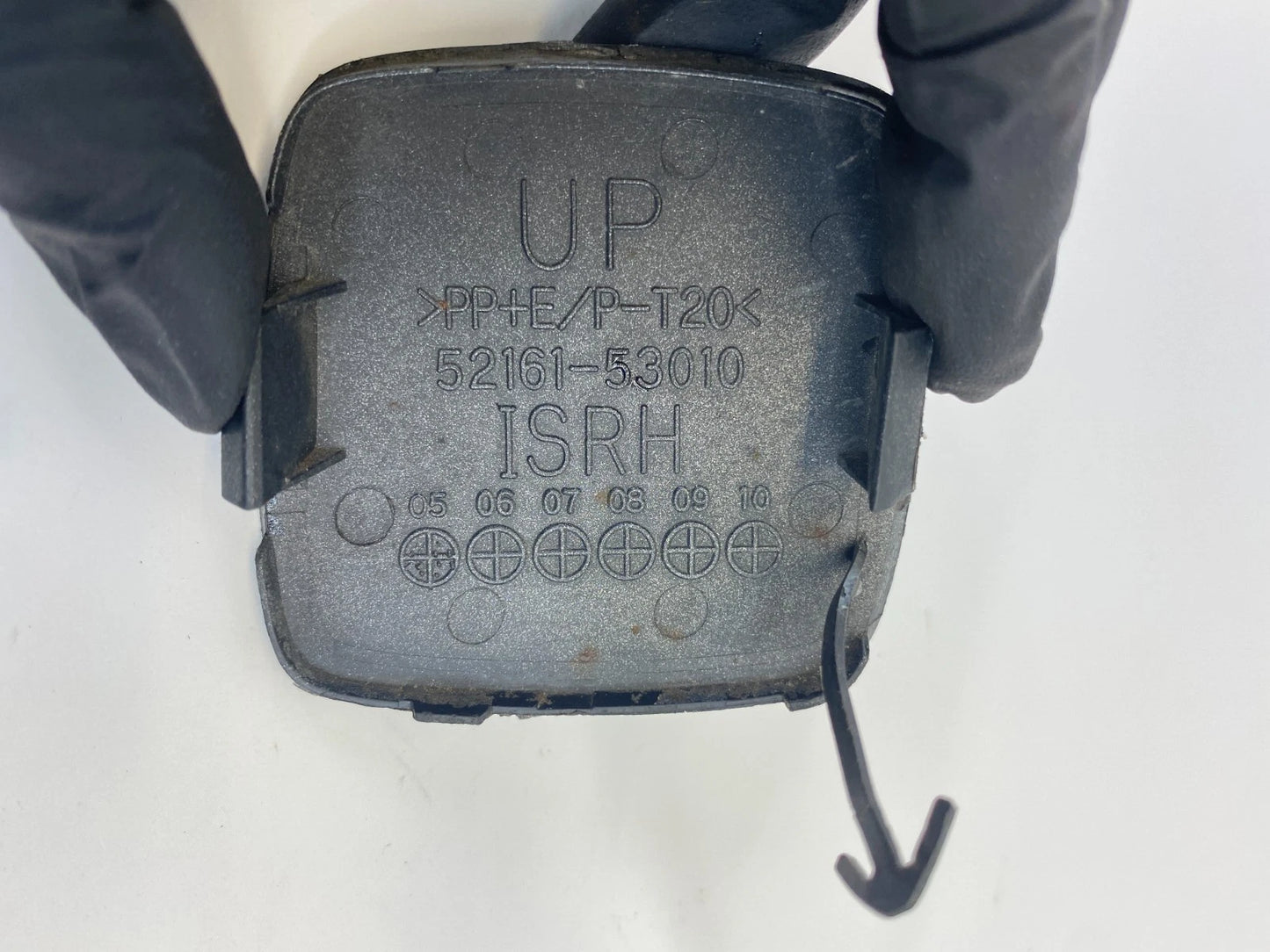 2006-2008 LEXUS IS250 IS350 REAR RIGHT BUMPER TOW HOOK COVER CAP 52161-53010 OEM