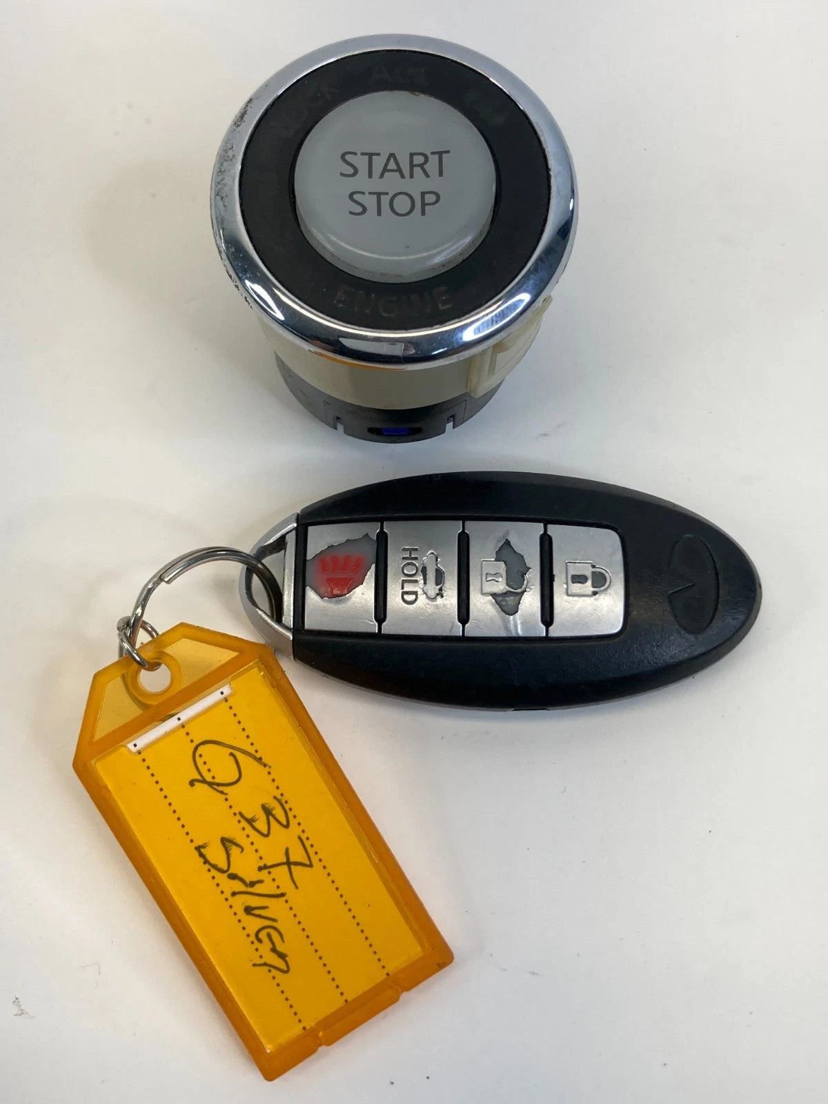 2008 2009 Infiniti G37 Start Stop Engine Switch Push Button w/ Remote Key OEM