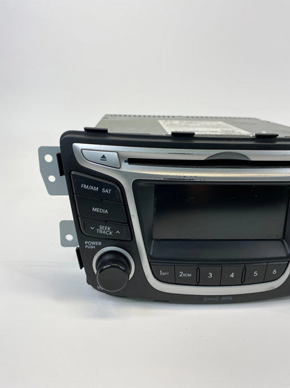 2012-2014 HYUNDAI ACCENT DASH AM FM CD RADIO PLAYER UNIT 96170-1R1104X OEM