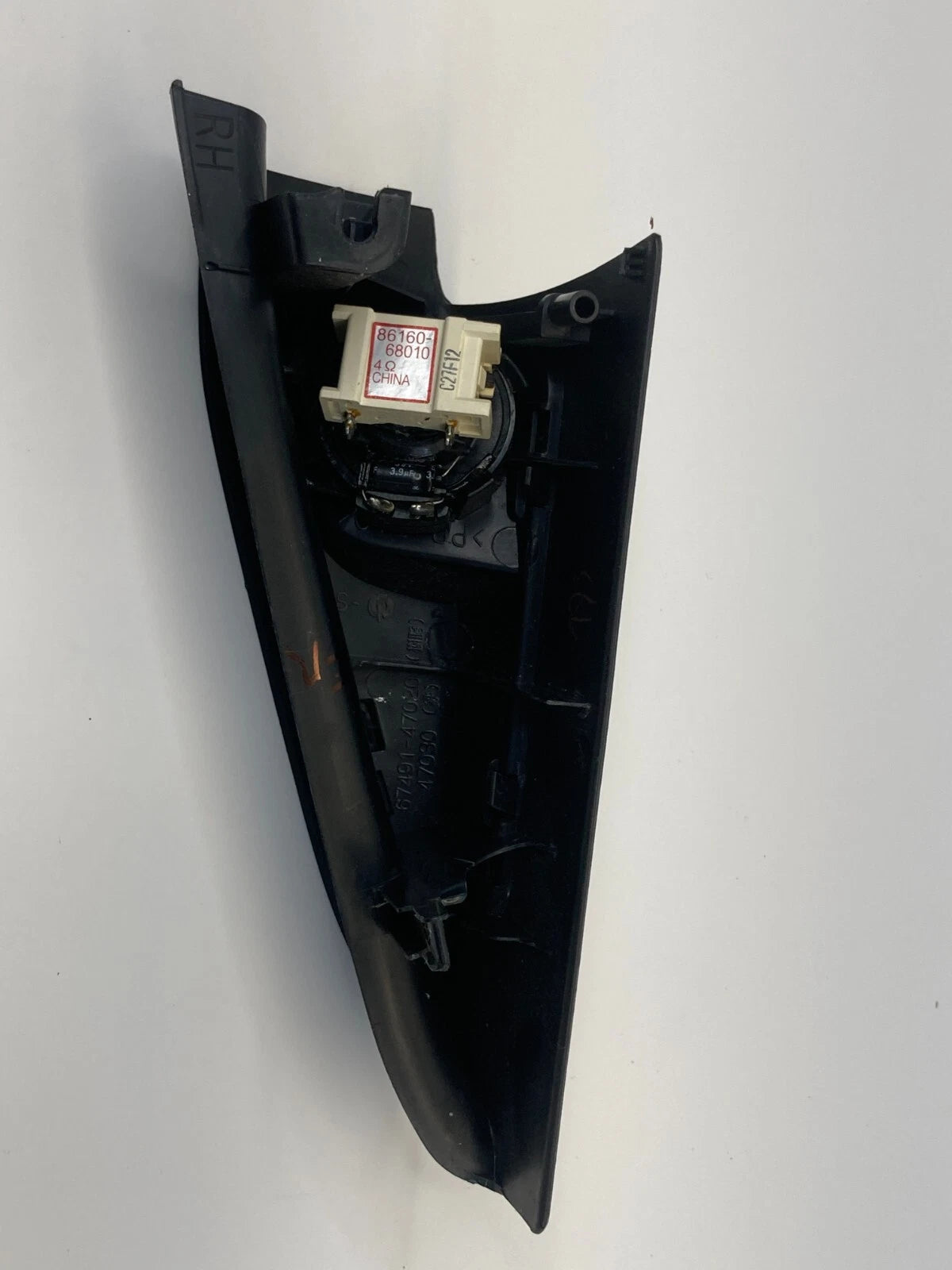 04-09 TOYOTA PRIUS FRONT RIGHT PASSENGER TWEETER SPEAKER CORNER COVER 6749147020
