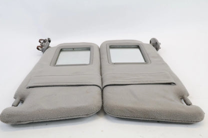2007-2011 TOYOTA CAMRY SUN VISORS PAIR FRONT LEFT RIGHT WITH VANITY MIRROR FLAPS