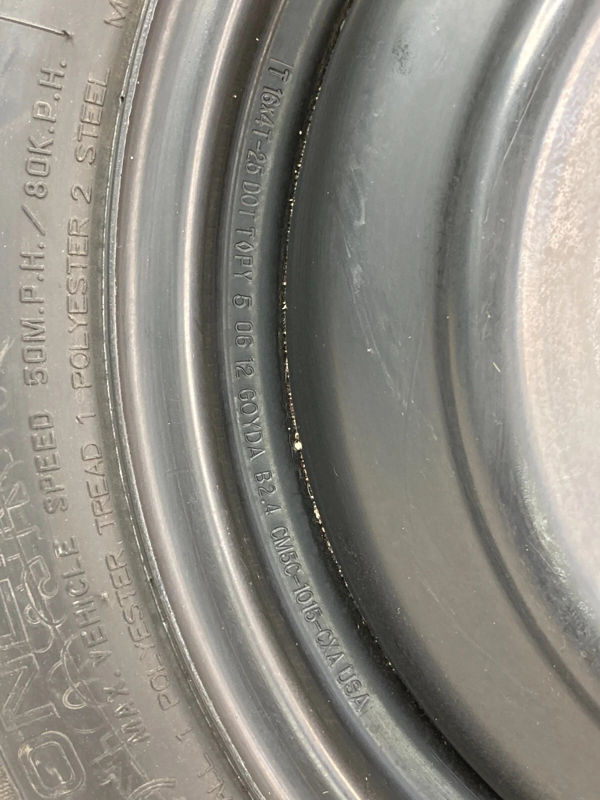 2012-2018 FORD FOCUS 13-20 FUSION SPARE TIRE WHEEL COMPACT DONUT T125/80R16