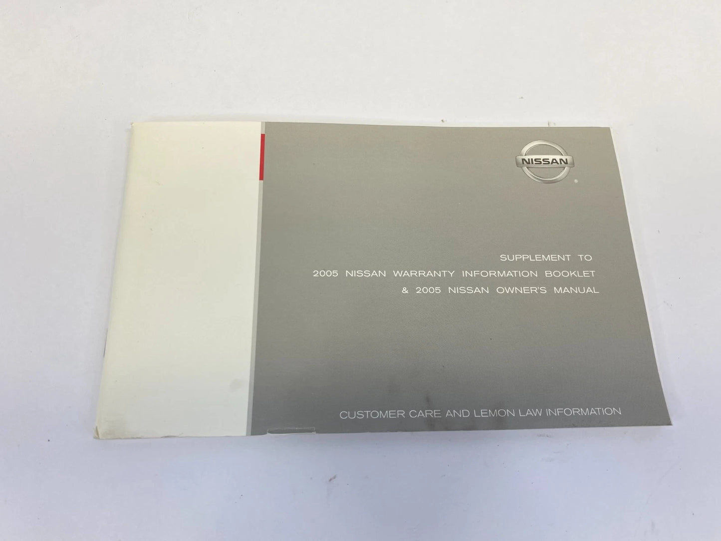 2005 NISSAN ALTIMA OWNER'S MANUAL & WARRANTY INFORMATION GUIDE BOOK W/ CASE OEM