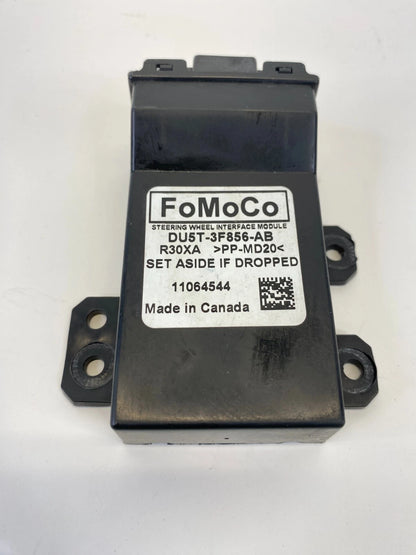 16-19 FORD INTERCEPTOR UTILITY HEATED STEERING WHEEL CONTROL MODULE DU5T3F856AB
