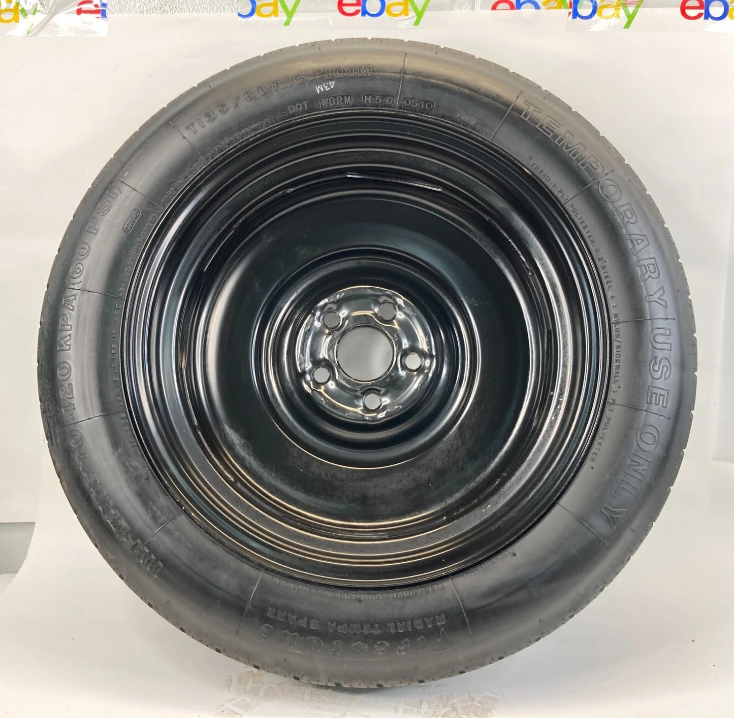 2010-2014 SUBARU LEGACY EMERGENCY SPARE TIRE WHEEL RIM COMPACT DONUT T135/80R16