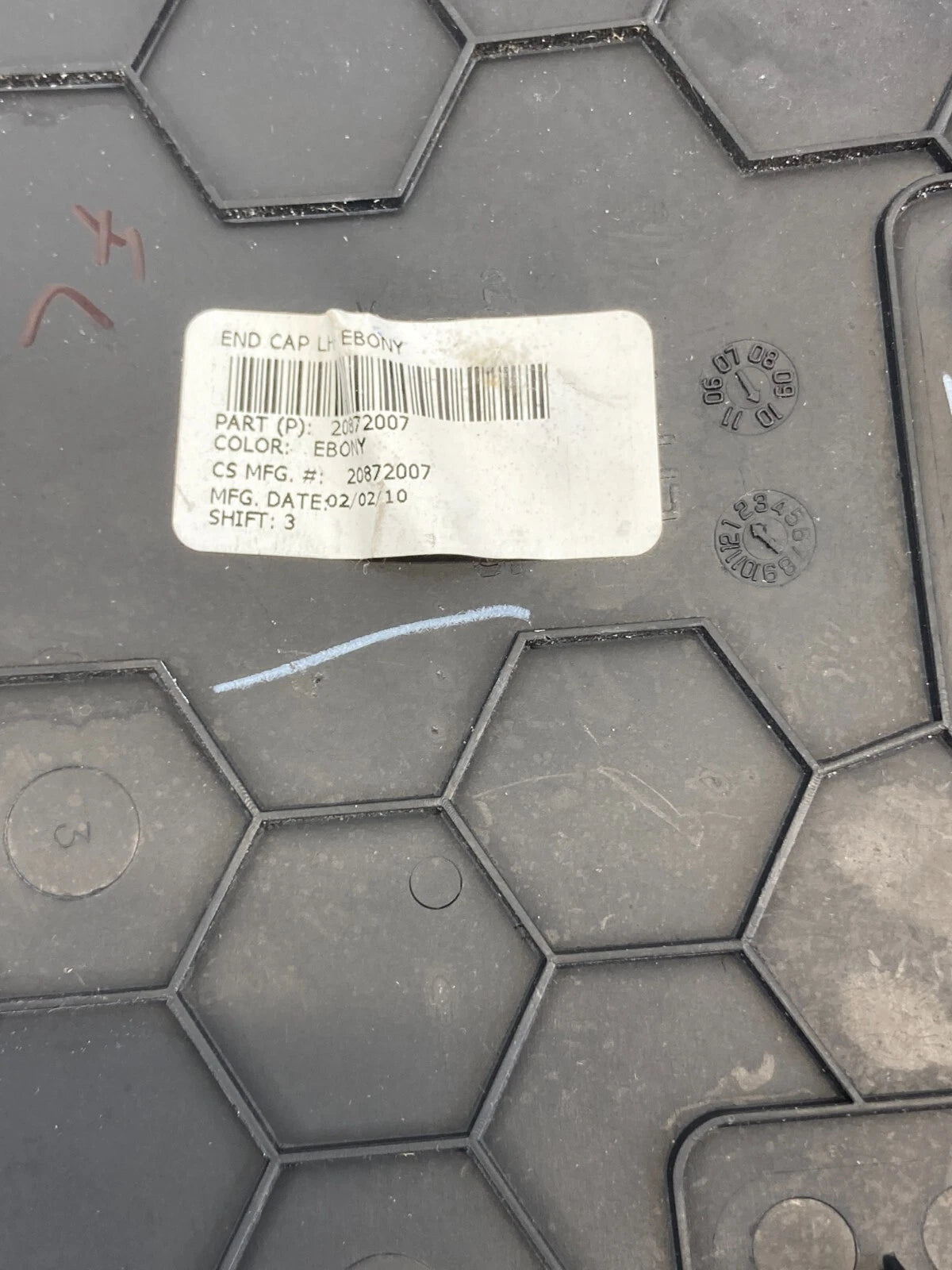 2007-2012 GMC ACADIA DASH LEFT DRIVER SIDE END CAP COVER TRIM 20872007 OEM