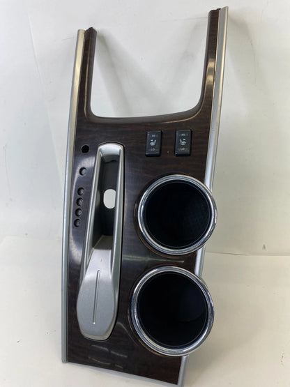 2013-2016 NISSAN PATHFINDER CENTER CONSOLE FLOOR SHIFT SHIFTER BEZEL CUP HOLDER