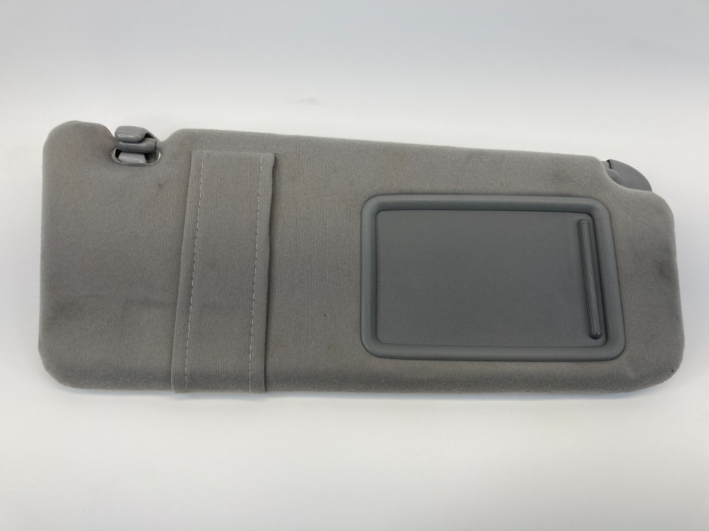 2007-2011 Toyota Camry w/o Sunroof Right Passenger Sun Visor Sunvisor Cloth Gray