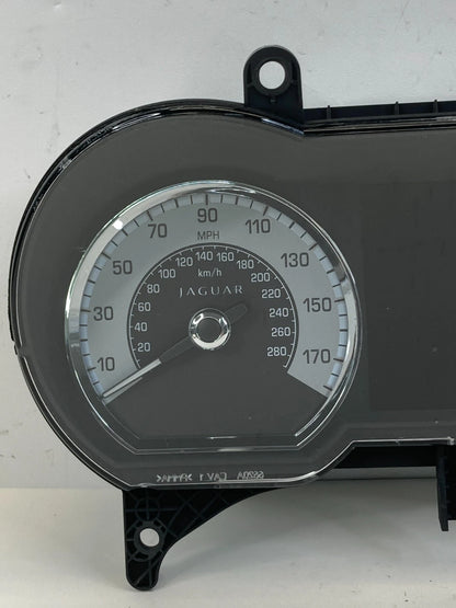 2009 JAGUAR XF INSTRUMENT CLUSTER SPEEDOMETER GAUGES 138K MILES 6W8F-10894-A OEM