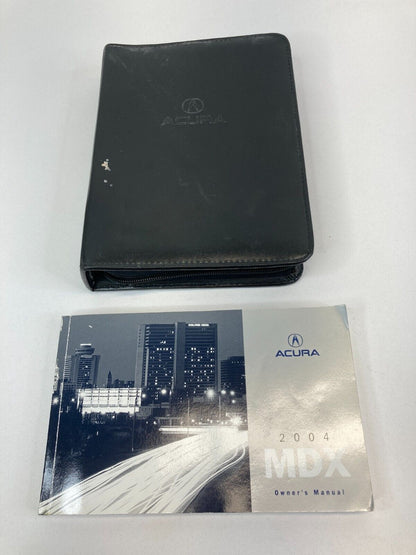 2004 04 Acura MDX Owners Manual Consumer Info Warranty Book w/ Case OEM