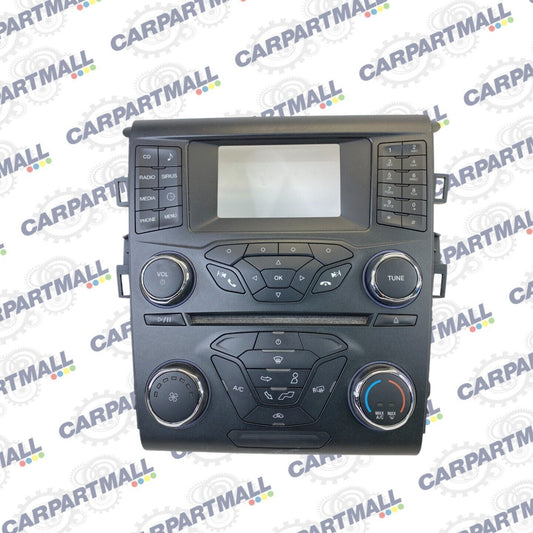 13-15 Ford Fusion Radio Trim Face Plate w/ Climate Control Panel FS7T-18E243-ED