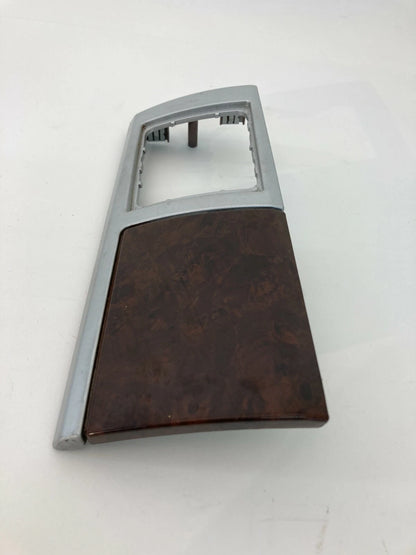09 10 GRAND CARAVAN TOWN & COUNTRY DASH HEADLIGHT SWITCH BEZEL COVER TRIM WOOD