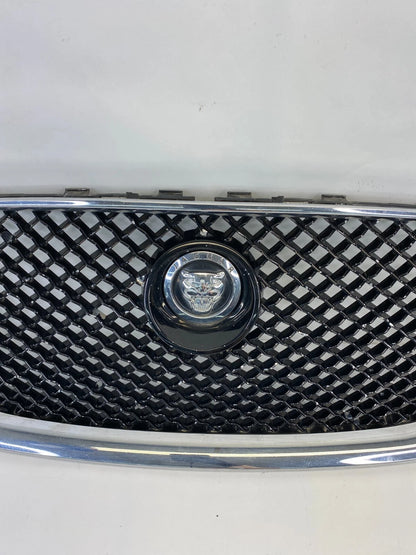 2009-2011 JAGUAR XF SEDAN FRONT BUMPER UPPER GRILL GRILLE CHROME 8X23-018K28-AA