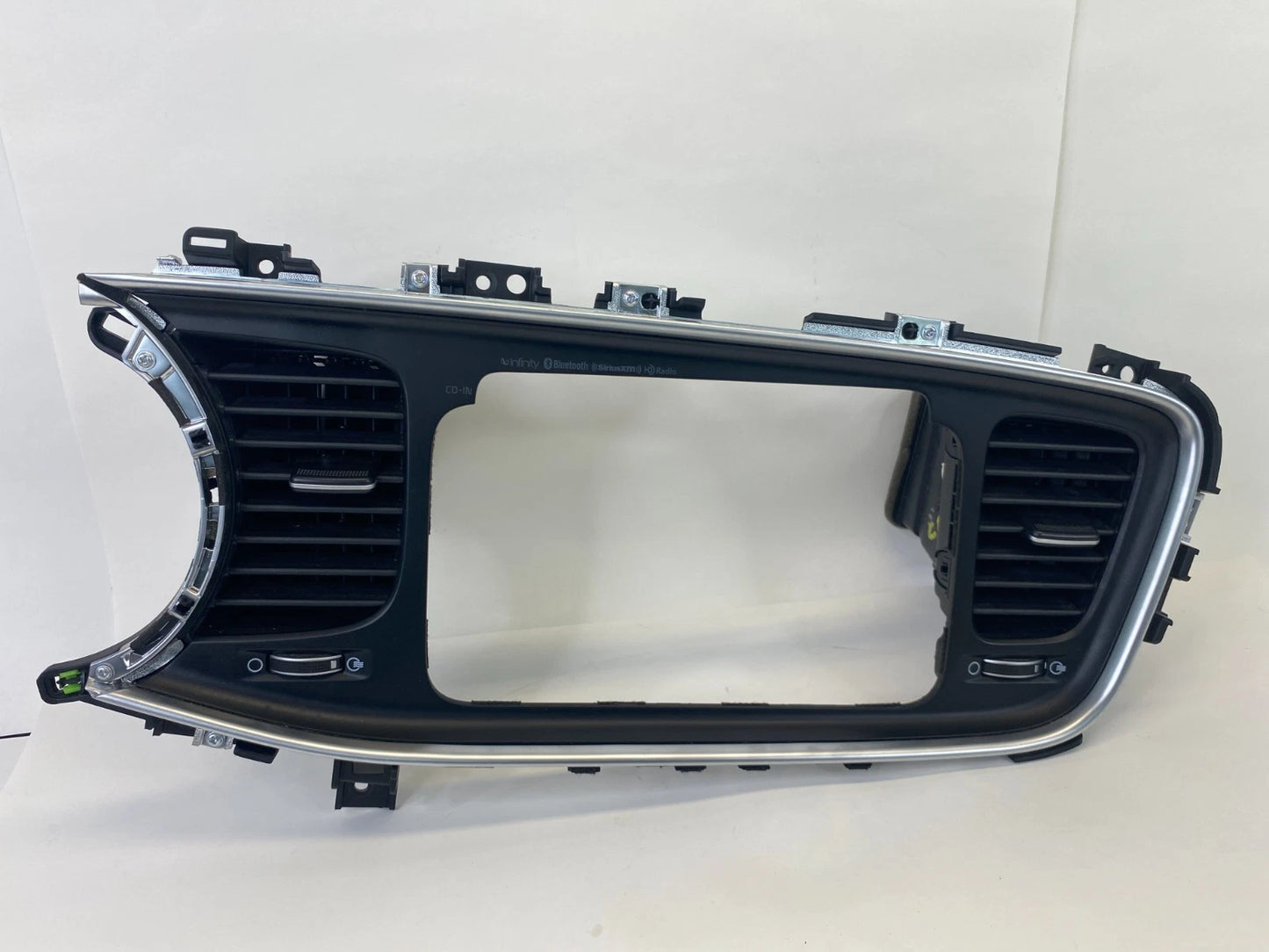 2014-2016 KIA OPTIMA RADIO DASH TRIM BEZEL SURROUND AIR VENTS ENCLOSURE OEM