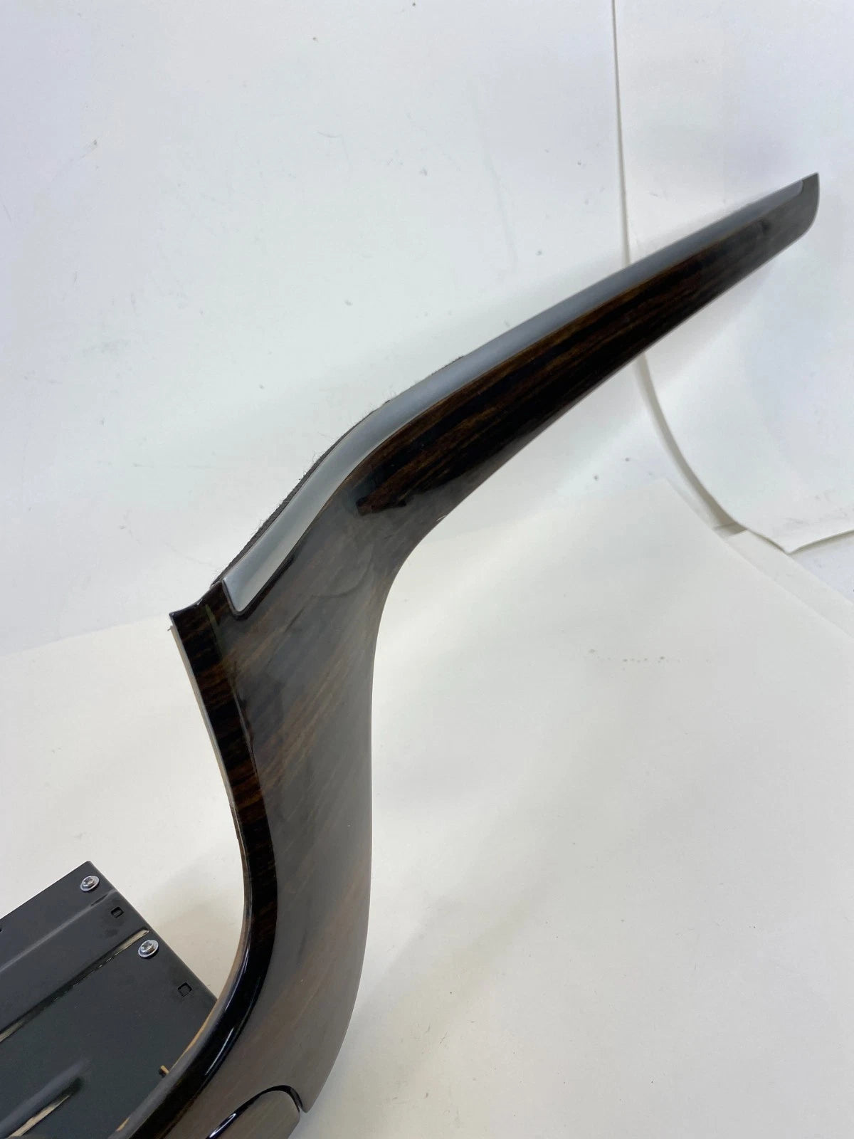 2010-2012 Hyundai Santa Fe Center Dash Lower Radio Bezel Trim Molding Woodgrain