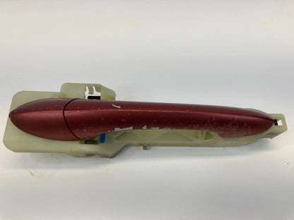 2011-2014 HYUNDAI SONATA GLS REAR LEFT EXTERIOR OUTER DOOR HANDLE RED OEM