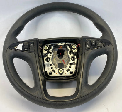 2010 2011 CHEVROLET EQUINOX BLACK STEERING WHEEL WITH AUDIO CRUISE OEM 22794386