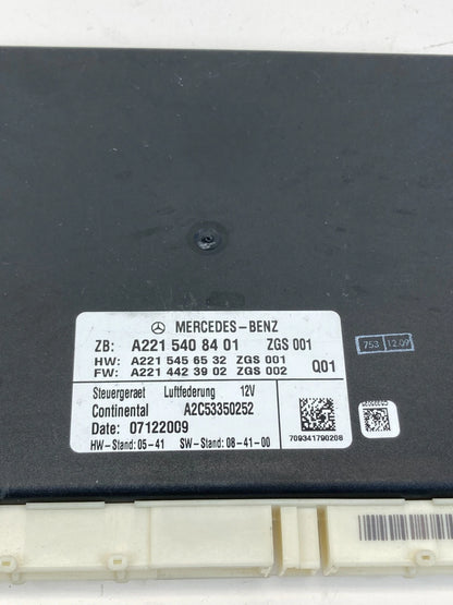 2007-2014 Mercedes-Benz CL550 Suspension Control Module Unit 221-540-84-01 OEM