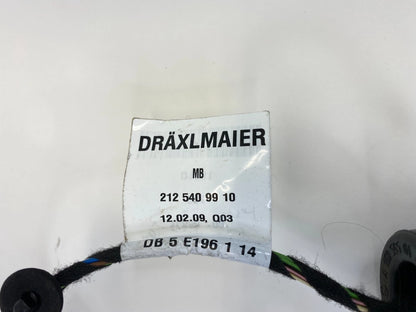 10-16 MERCEDES-BENZ E350 FRONT LEFT SIDE DOOR WIRE WIRING HARNESS 2125409910 OEM