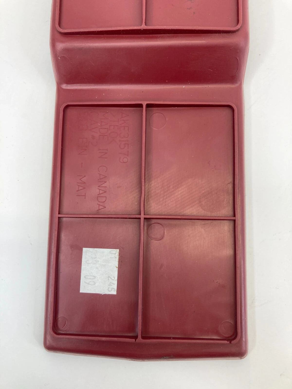 2010-2015 CHEVROLET EQUINOX CENTER CONSOLE STORAGE FLOOR LINER RUBBER MAT OEM