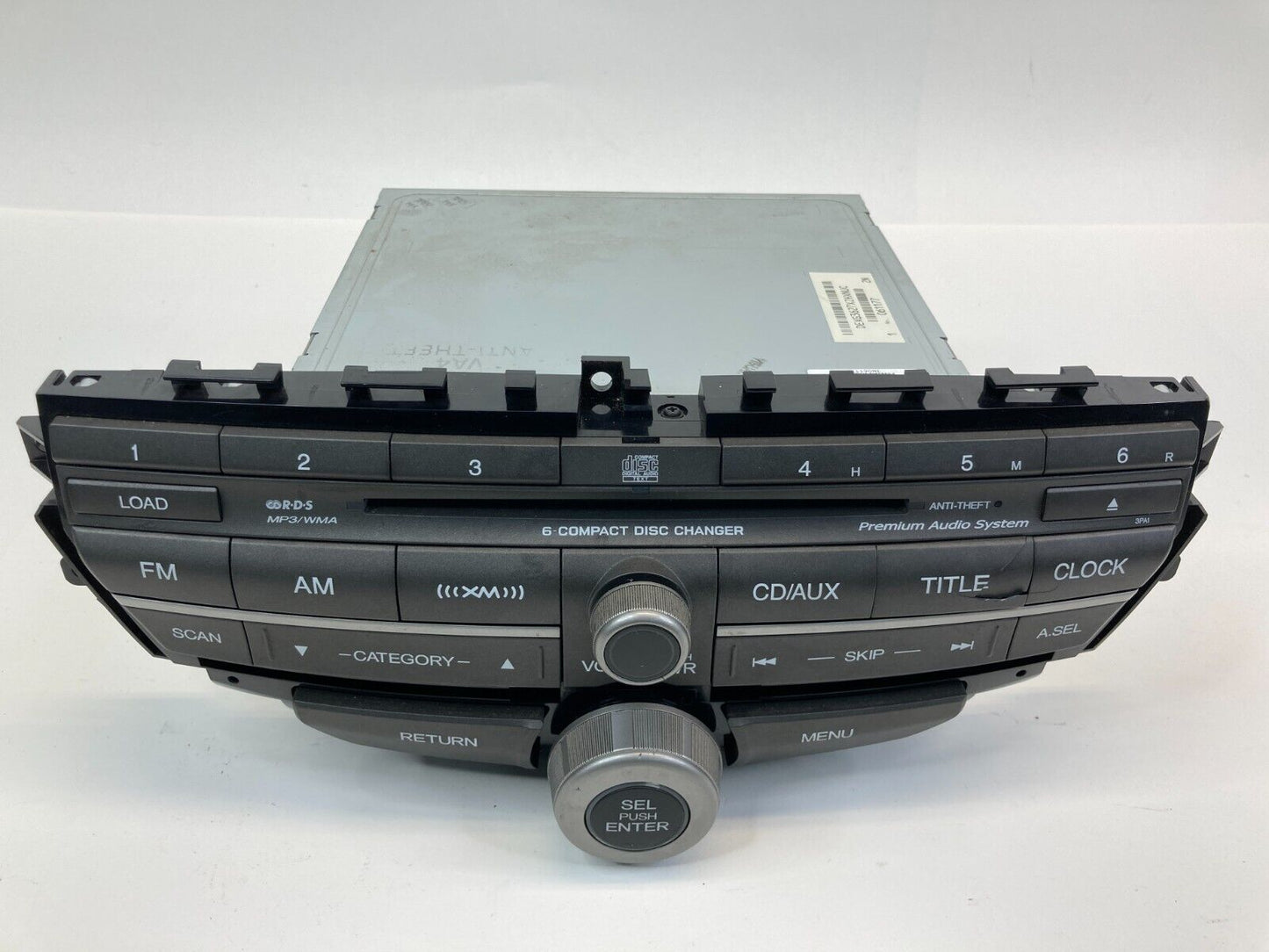 2008 2009 Honda Accord Accord AM /FM Radio 6 Disc Changer 39101-TA0-A620-M1 OEM