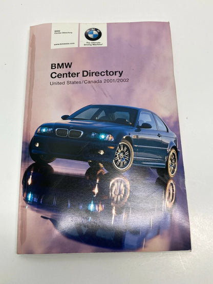2002 02 BMW 745I OWNER'S MANUAL & QUICK REFERENCE CARD W/ CASE SET OEM