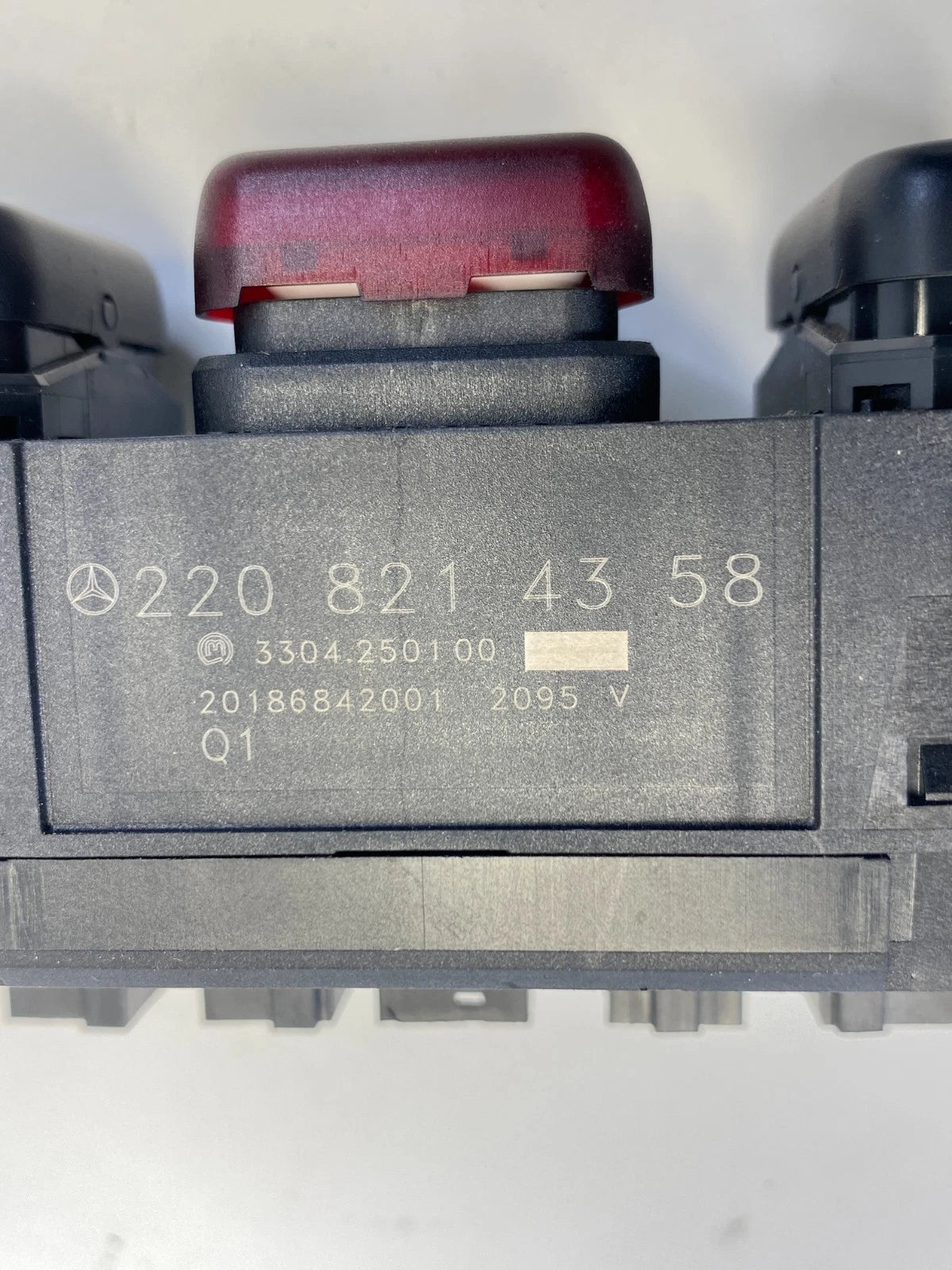 2000-2002 MERCEDES-BENZ S430 DASH PANEL CONTROL HAZARD ESP DOOR LOCK SWITCHES