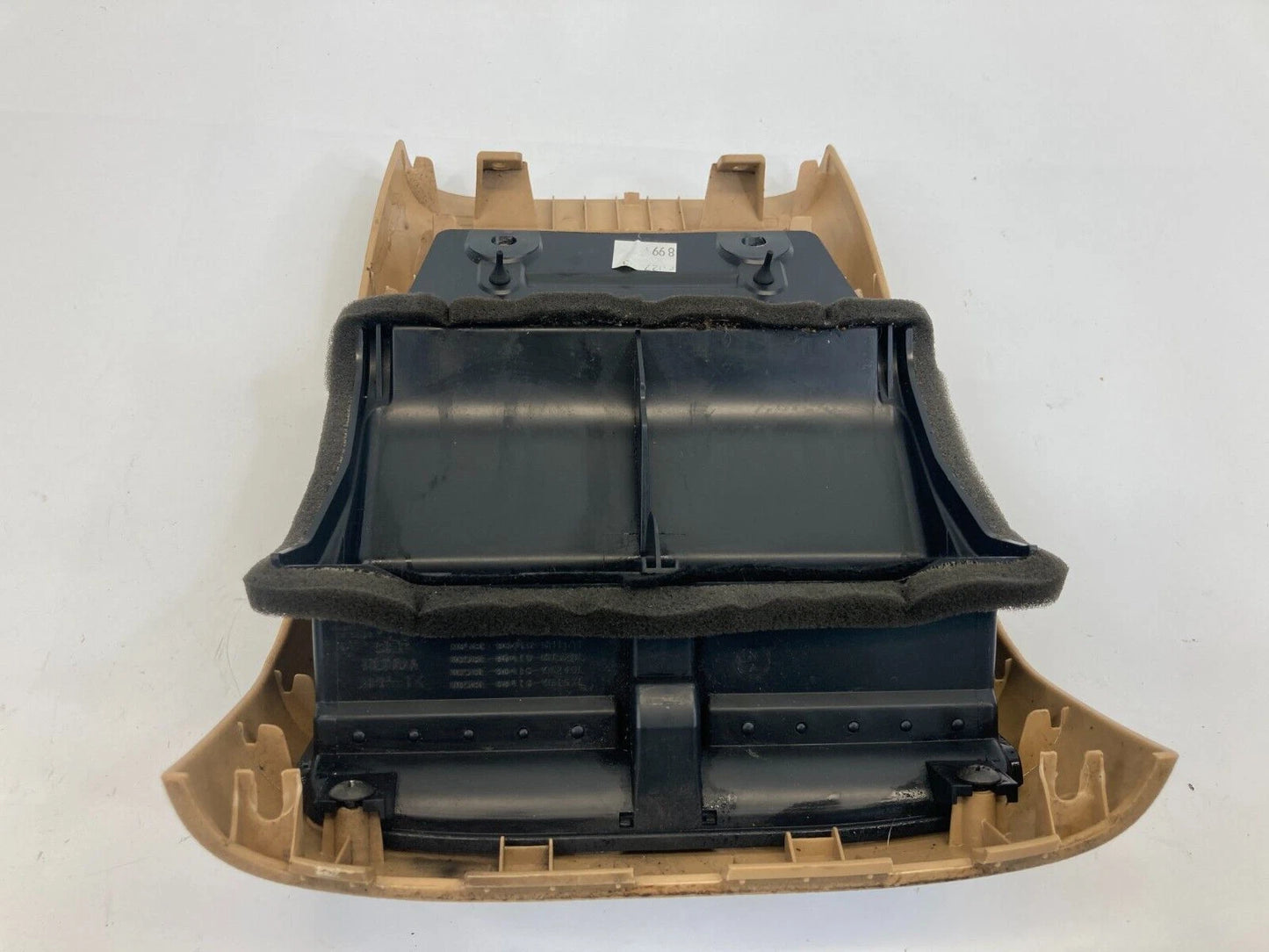 04-08 ACURA TL REAR CENTER CONSOLE A/C HEATER GRILLE DUCT W/STORAGE TRAY BOX