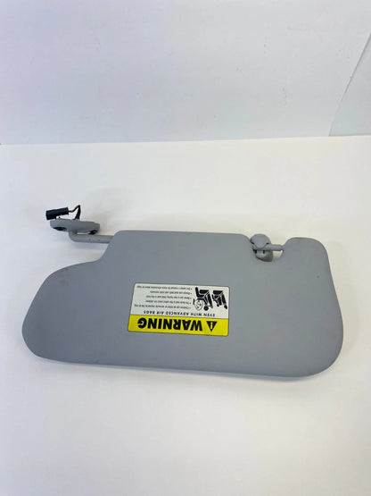 2007-2014 MINI COOPER W SUNROOF RIGHT PASSENGER SIDE SUN VISOR GREY W LIGHTS OEM