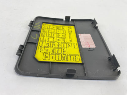 2011-2015 HYUNDAI SONATA DASHBOARD FUSE BOX LID COVER GRAY OEM