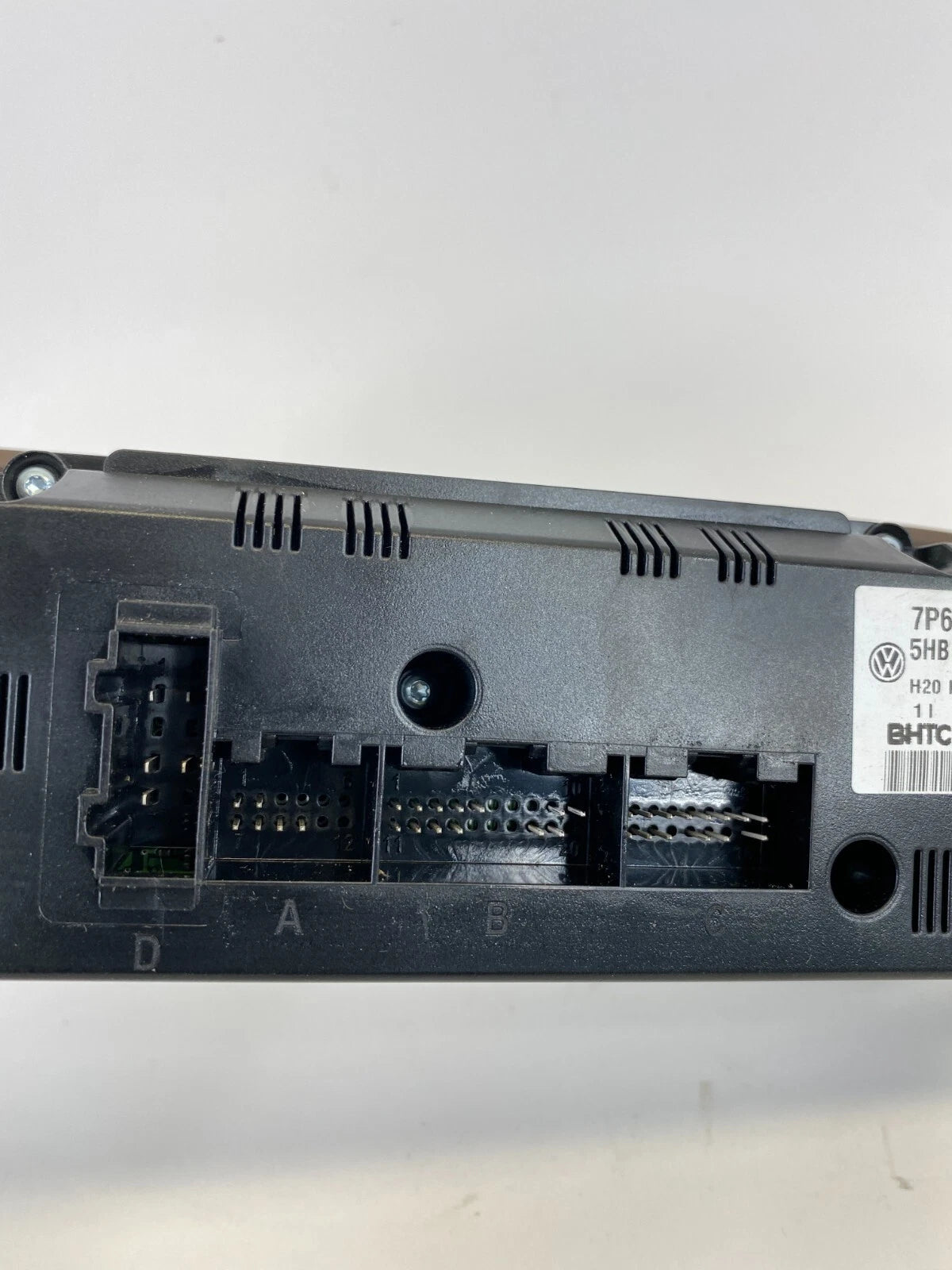 11-17 VW TOUAREG DASH AC HEATER TEMP CLIMATE CONTROL PANEL SWITCH 7P6907040BK