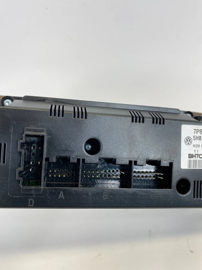 11-17 VW TOUAREG DASH AC HEATER TEMP CLIMATE CONTROL PANEL SWITCH 7P6907040BK