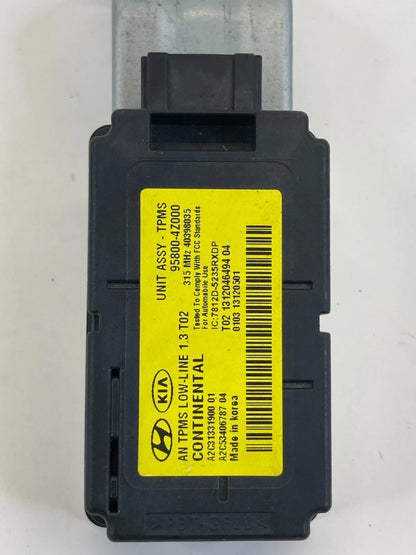 2013-2016 HYUNDAI SANTA FE TIRE PRESSURE CONTROL MODULE TPMS 95800-4Z000 OEM
