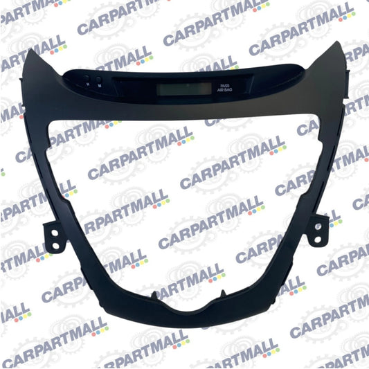 2011-2013 HYUNDAI ELANTRA DASH CLOCK DIGITAL W/ RADIO BEZEL TRIM 94510-3X000 OEM