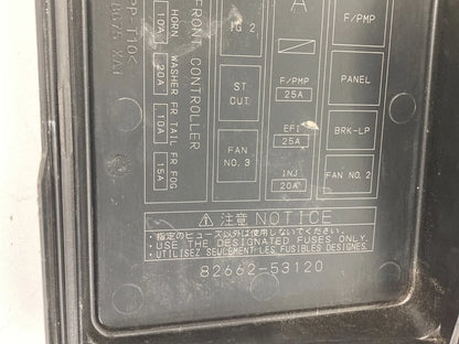 2006-2013 LEXUS IS250 IS350 ENGINE UNDER HOOD FUSE BOX COVER TOP 82662-53120