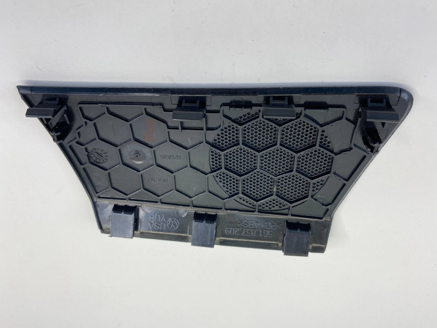 12-19 VW PASSAT DASH FRONT LEFT DRIVER SIDE SPEAKER GRILLE COVER 561857209 OEM