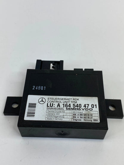 06-11 MERCEDES-BENZ ML350 GL450 TIRE PRESSURE CONTROL MODULE TPMS 1645404701 OEM
