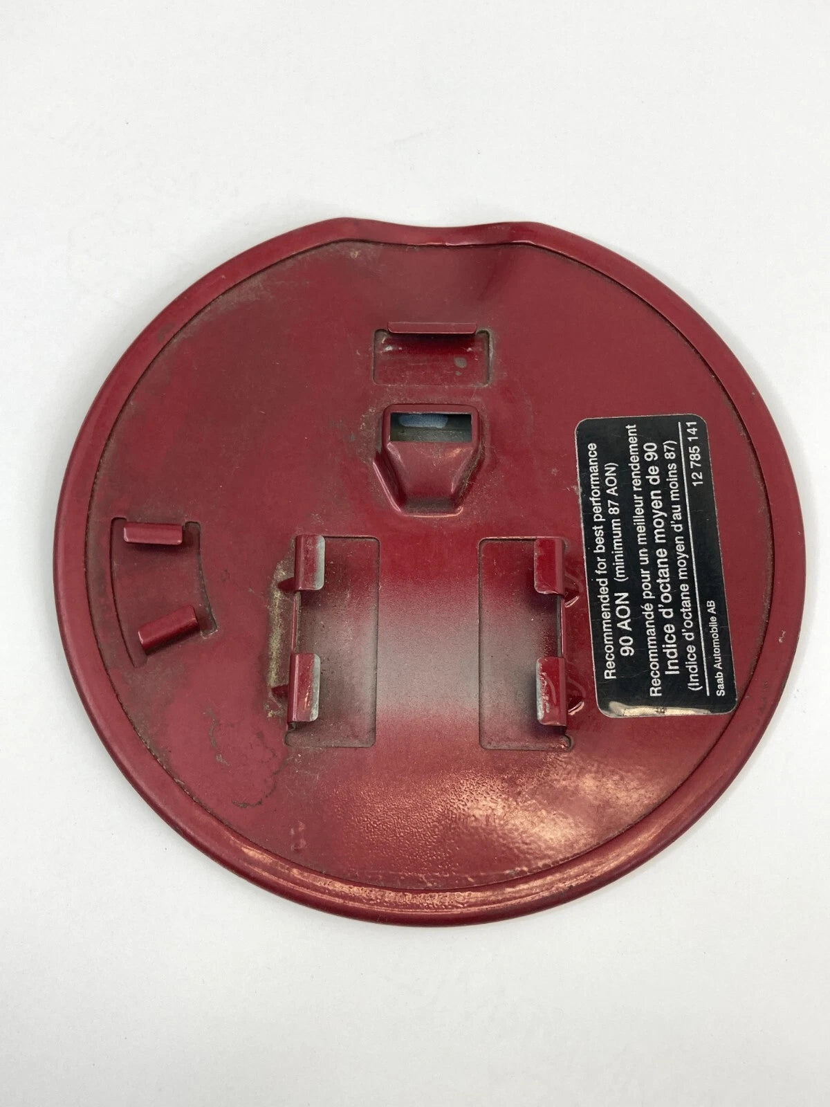2003-2011 SAAB 9-3 93 SEDAN FUEL FILLER GAS TANK DOOR LID COVER RED 12785141 OEM