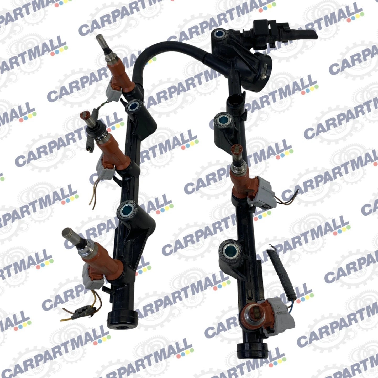 2007-2009 LEXUS RX350 3.5L ENGINE FUEL RAIL W/ INJECTOR INJECTORS SET OF 5 OEM