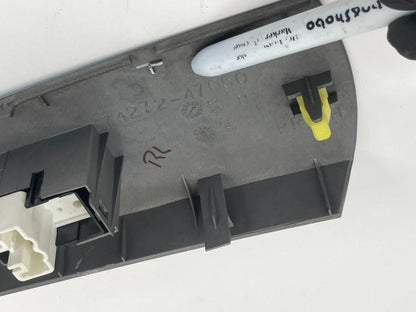 2004-2009 TOYOTA PRIUS REAR LEFT DOOR WINDOW CONTROL SWITCH BEZEL OEM 7427247050